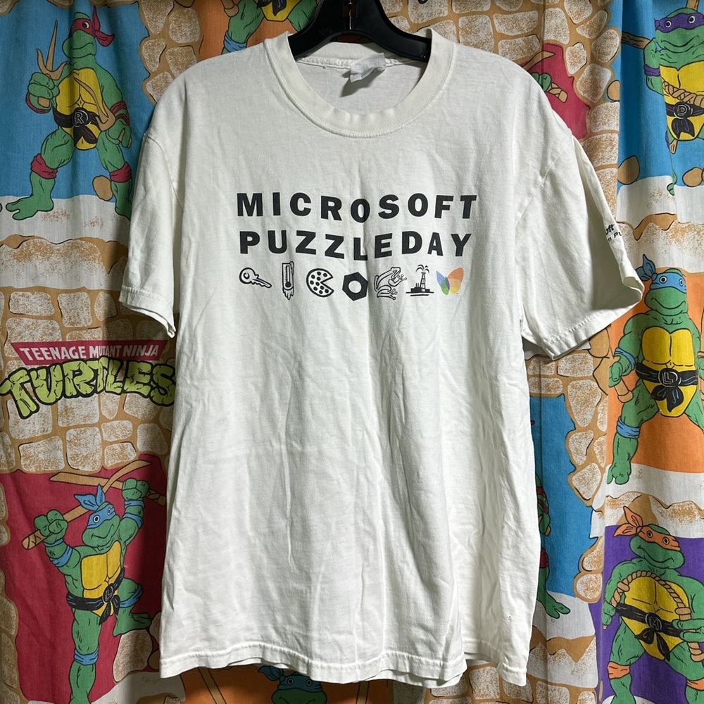 Microsoft White T-Shirt